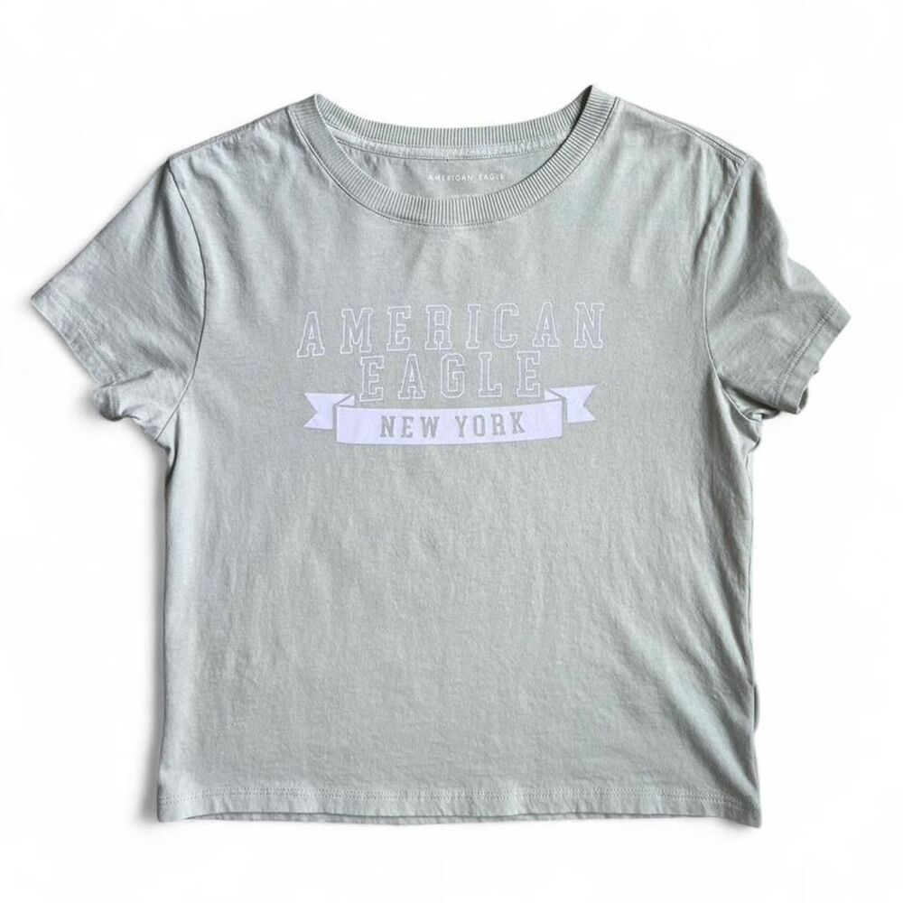 Green Graphic Tee American Eagle Women’s Size XXS